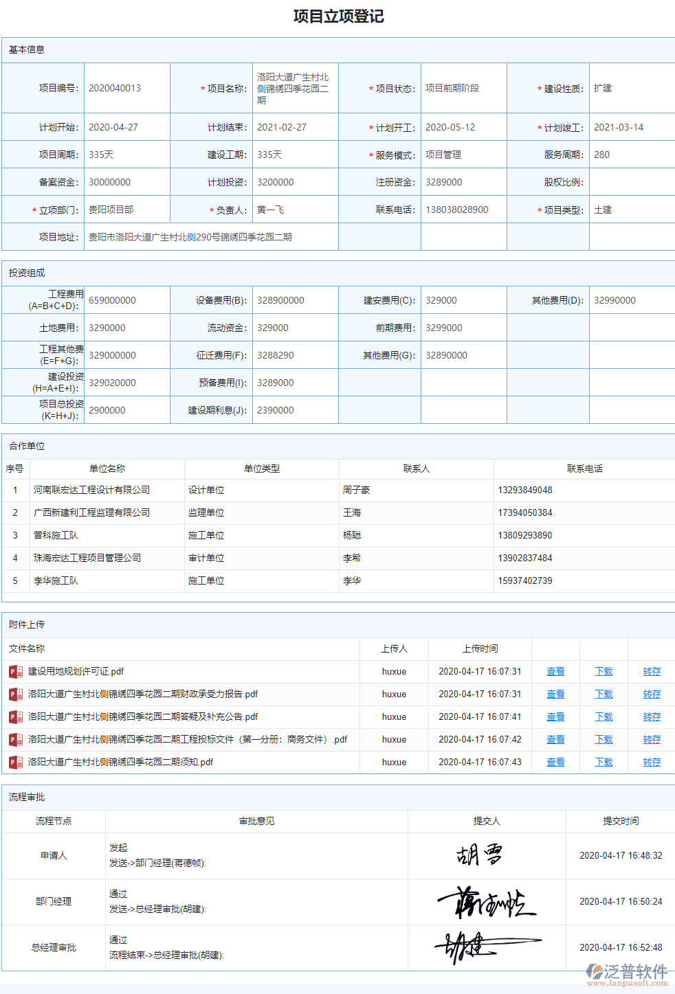 調(diào)研報告項目信息關(guān)聯(lián)