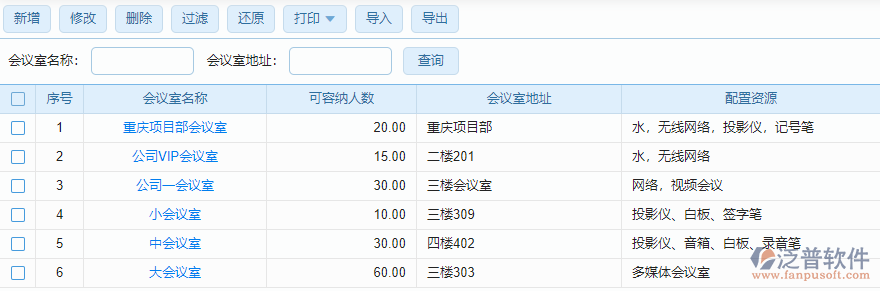 會議室