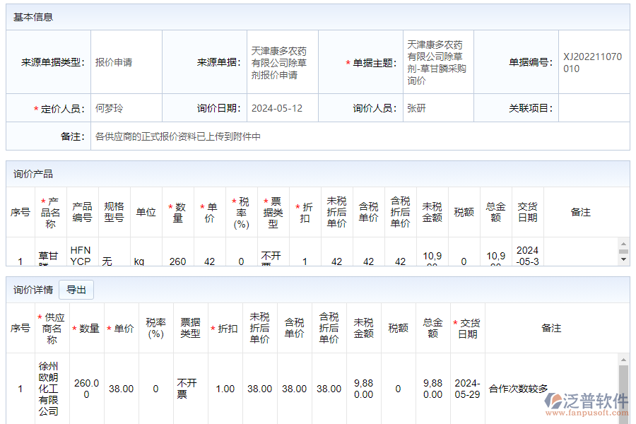 為什么需要采購詢價(jià)表管理系統(tǒng)
