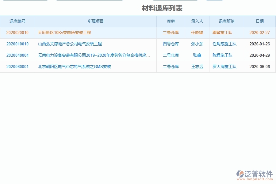 設(shè)備安裝工程材料退庫列表.jpg