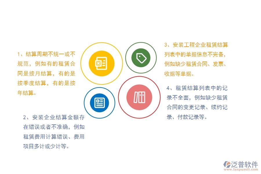 在安裝工程企業(yè)中租賃結算列表常見的問題