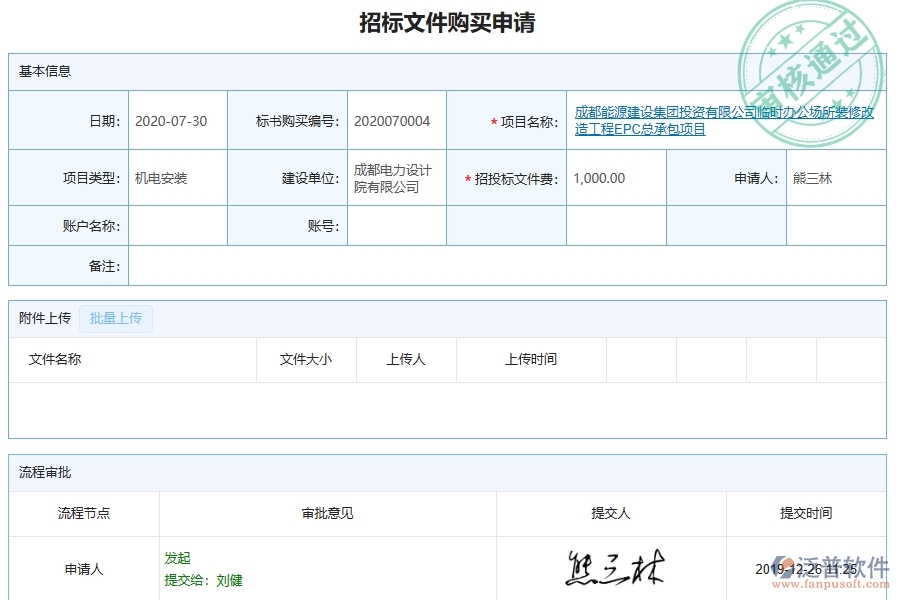 泛普軟件對(duì)于招標(biāo)文件購買的管理作用體現(xiàn)在哪些方面