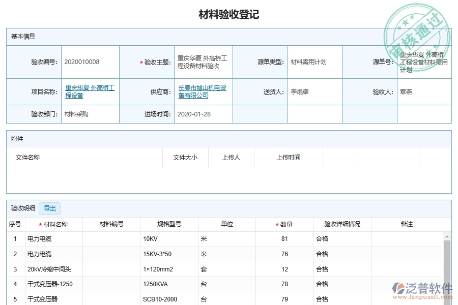 填寫(xiě)材料驗(yàn)收列表時(shí)的注意事項(xiàng)