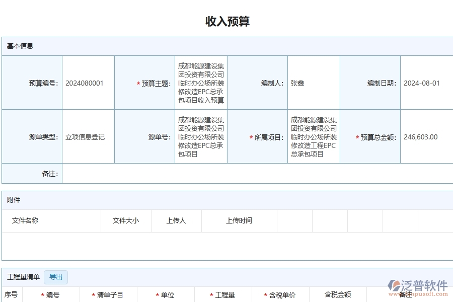 泛普軟件-路橋工程管理系統(tǒng)中預(yù)算管理的注意事項