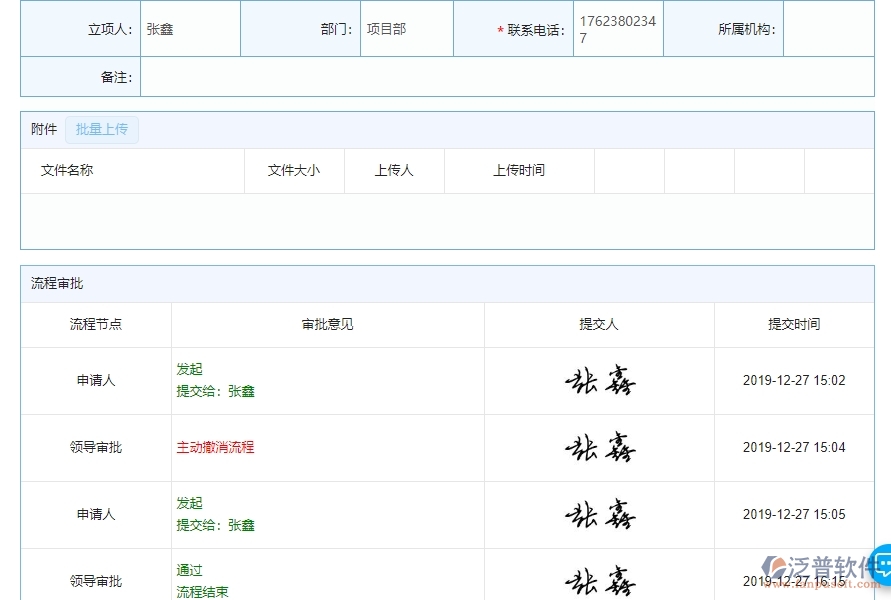 四、泛普軟件-園林工程立項項目明細查詢管理系統(tǒng)的主要內(nèi)容