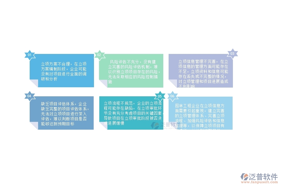 一、在園林工程企業(yè)管理中立項(xiàng)信息方面存在的問(wèn)題