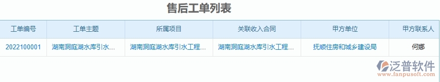 二、泛普軟件-園林工程企業(yè)管理系統(tǒng)如何有效提高售后管理中售后運維的管理