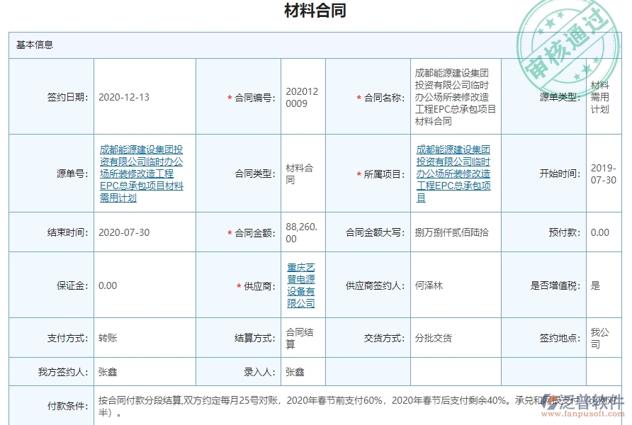 一、沒有上泛普軟件-機電工程企業(yè)系統(tǒng)前，企業(yè)在材料合同報表管理時候會遇的問題