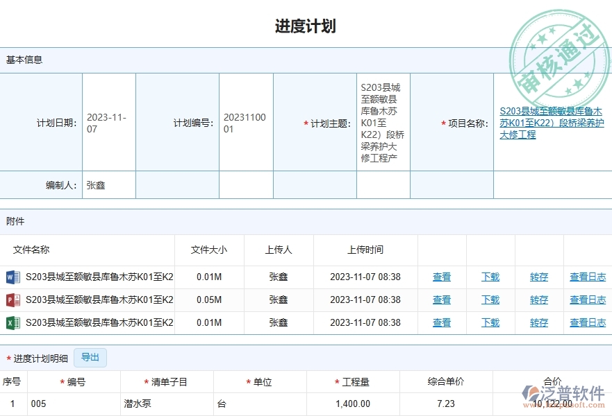 二、泛普軟件-路橋工程企業(yè)管理系統(tǒng)如何有效提升企業(yè)的產(chǎn)值進度計劃