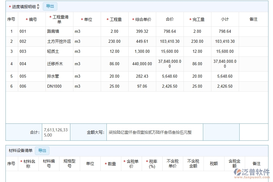 泛普軟件-園林工程企業(yè)管理系統(tǒng)如何有效提升企業(yè)中的進度填報
