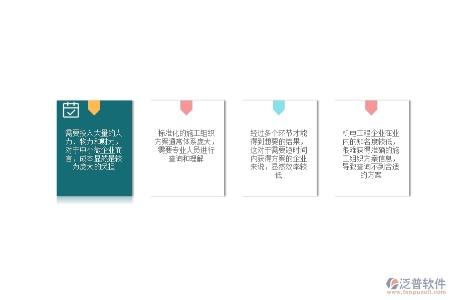 　一、中小微機(jī)電工程企業(yè)對(duì)施工組織方案查詢(xún)管理的苦惱
