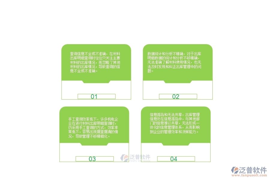 　一、國內(nèi)80%的機電企業(yè)在材料出庫明細查詢中普遍存在的問題