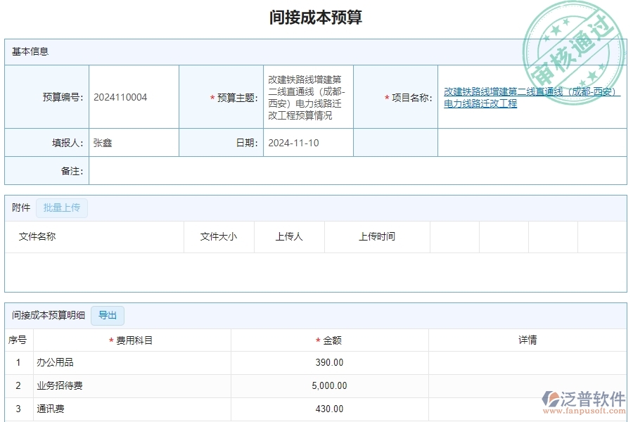 三、泛普軟件-公路工程系統(tǒng)中間接成本預(yù)算管理的注意事項(xiàng)