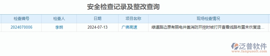 泛普軟件-公路工程企業(yè)管理系統(tǒng)在安全報(bào)表中的應(yīng)用場景