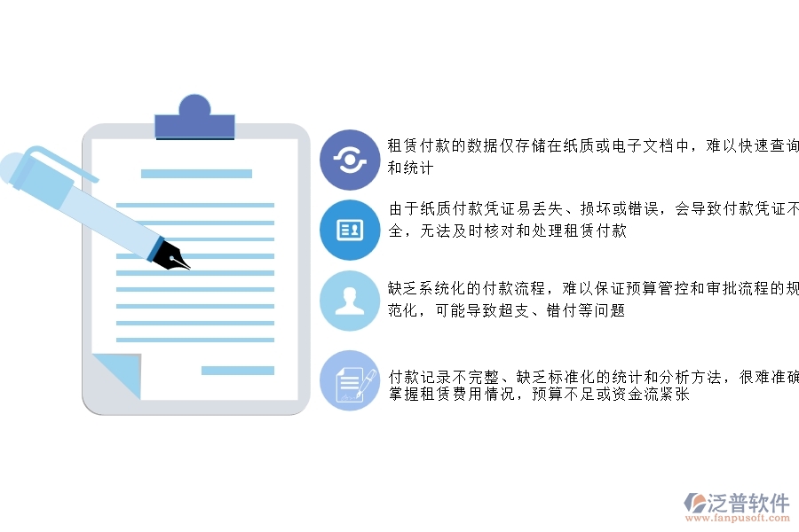 、幕墻工程公司沒有使用系統(tǒng)時(shí)在租賃付款方面遇到的問題有哪些