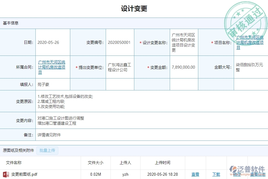泛普軟件-市政工程企業(yè)管理系統(tǒng)如何有效提高施工過程管理中的設(shè)計(jì)變更