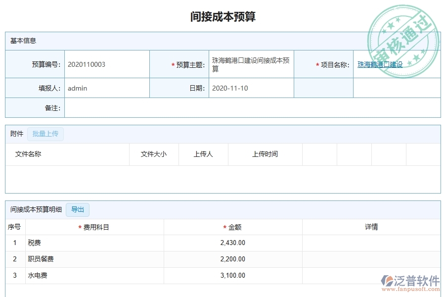 泛普軟件-幕墻工程企業(yè)管理系統(tǒng)的管控點作用