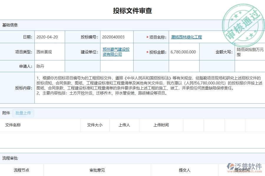 三、園林工程企業(yè)上了泛普軟件-工程投標文件審查軟件的好處是什么