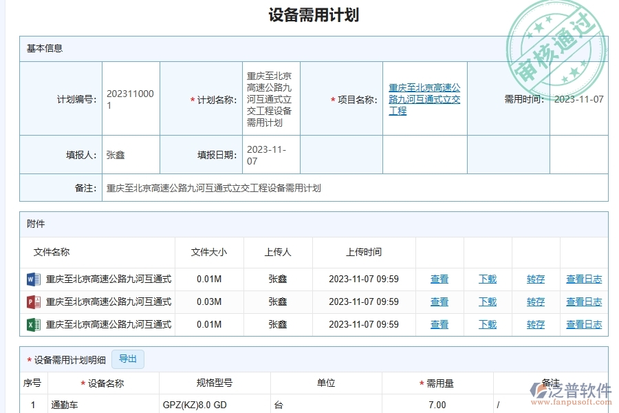 　三、泛普軟件-幕墻工程設備需用計劃查詢管理系統(tǒng)為企業(yè)帶來的價值