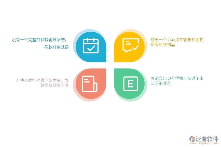 一、沒(méi)有使用泛普軟件-園林工程系統(tǒng)前，企業(yè)在租賃付款管理時(shí)遇到的問(wèn)題