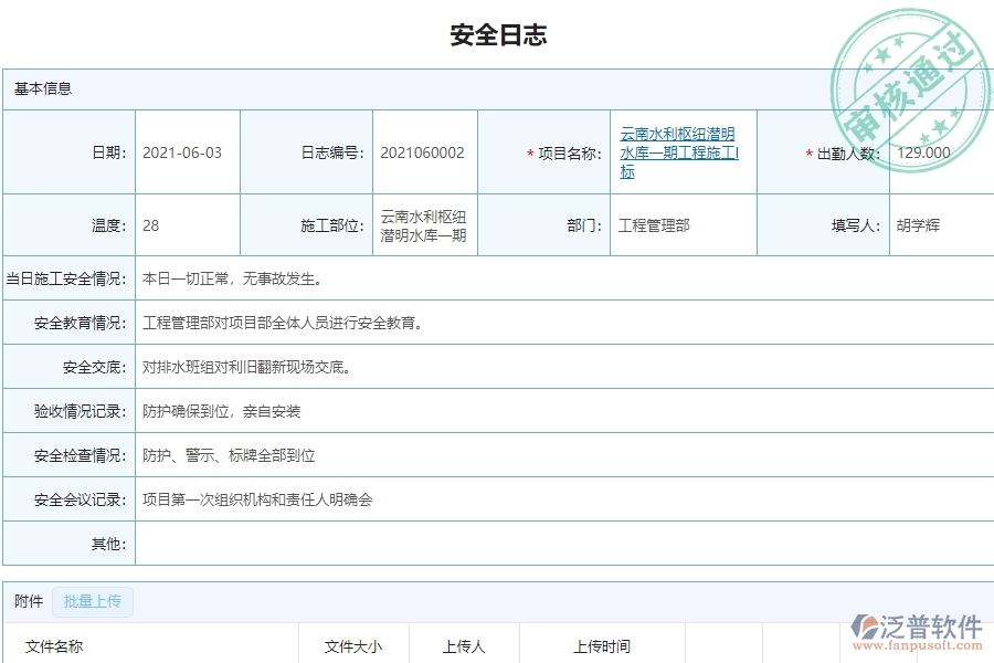 安全日志列表對于幕墻工程企業(yè)經(jīng)營有哪些價值