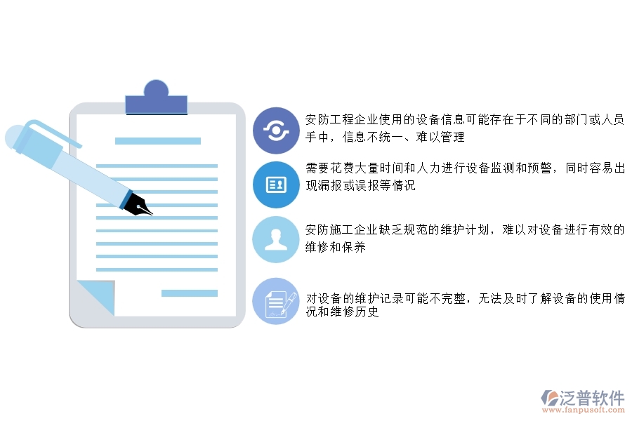 一、沒有使用系統(tǒng)之前，安防工程企業(yè)在設(shè)備報(bào)表的時(shí)會(huì)遇到哪些問題