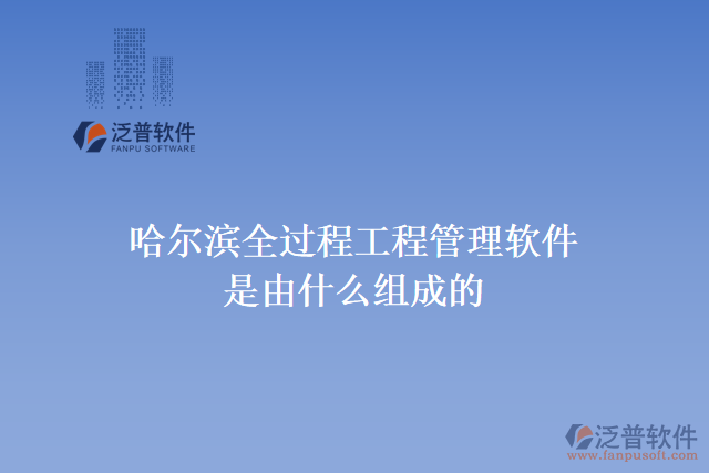 哈爾濱全過(guò)程工程管理軟件是由什么組成的