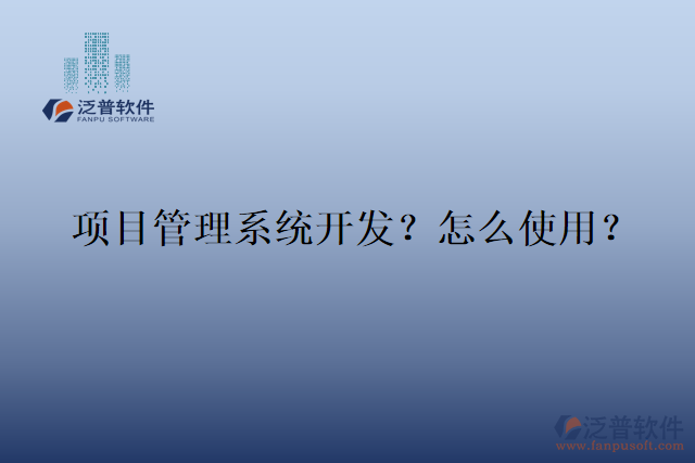 項目管理系統(tǒng)開發(fā)？怎么使用？