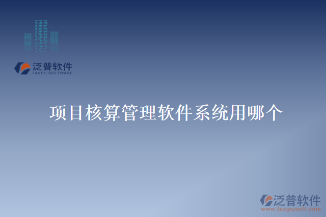 項(xiàng)目核算管理軟件系統(tǒng)用哪個
