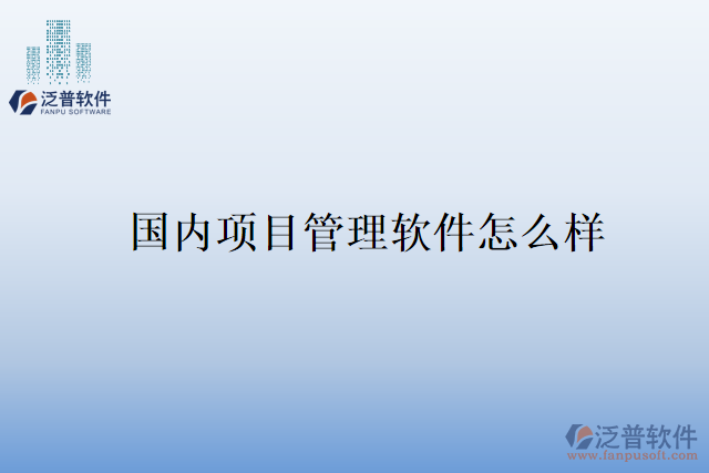 國內(nèi)項目管理軟件怎么樣