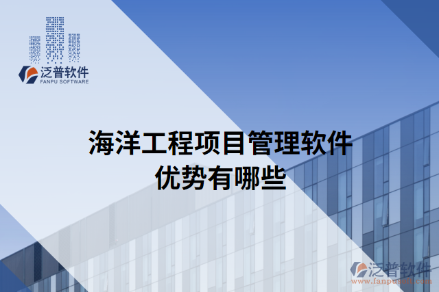 海洋工程項(xiàng)目管理軟件優(yōu)勢有哪些