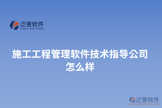 施工工程管理軟件技術(shù)指導公司怎么樣