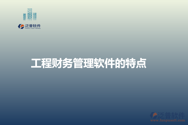 工程財務(wù)管理軟件的特點