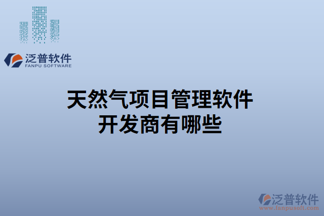 天然氣項(xiàng)目管理軟件開(kāi)發(fā)發(fā)商有哪些