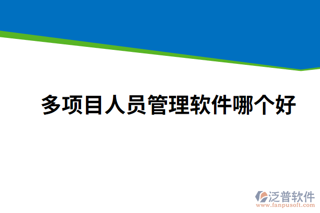 多項目人員管理軟件哪個好