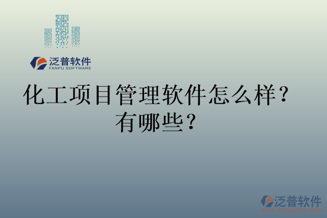化工項目管理軟件怎么樣？有哪些？