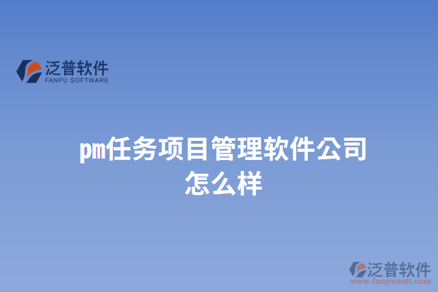 pm任務項目管理軟件公司怎么樣