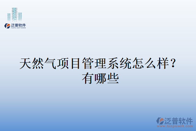 天然氣項目管理系統(tǒng)怎么樣？有哪些