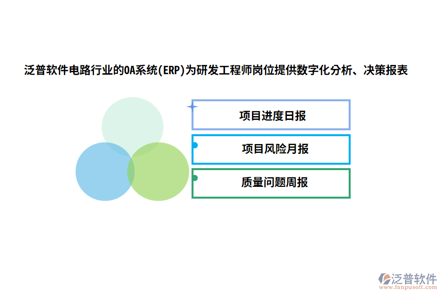 泛普軟件電路行業(yè)的OA系統(tǒng)(ERP)為研發(fā)工程師崗位提供數(shù)字化分析、決策報(bào)表