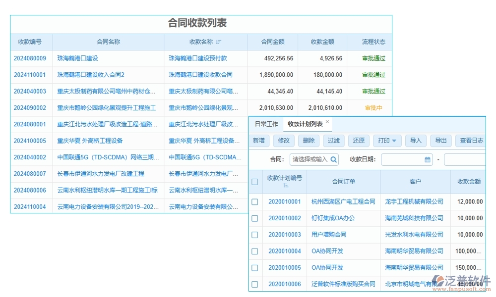 應收賬款管理軟件：合同、管理、發(fā)票、審批一應俱全