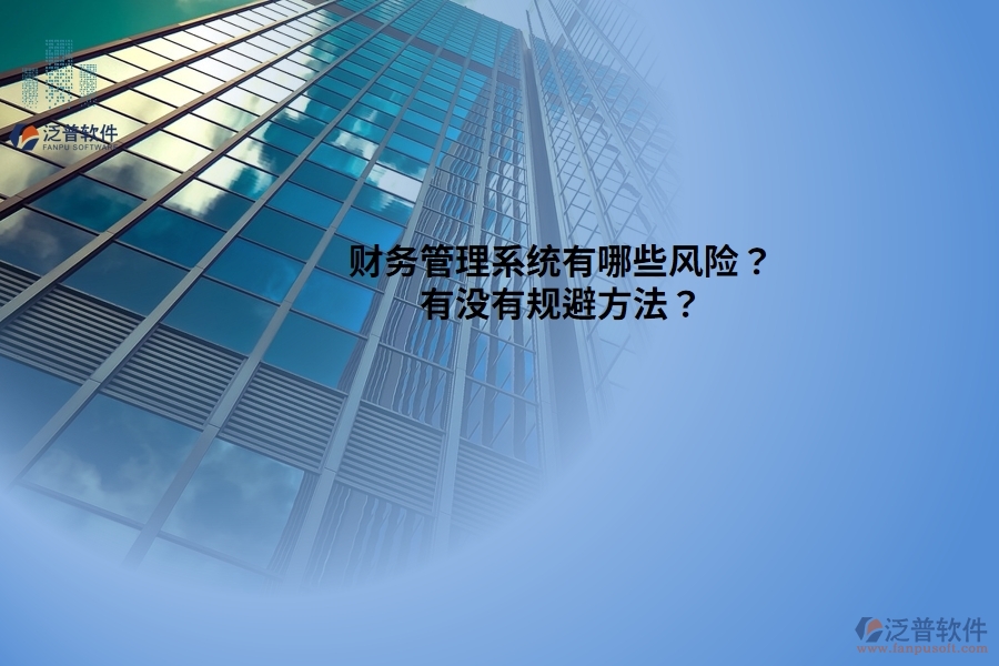 財(cái)務(wù)管理系統(tǒng)有哪些風(fēng)險(xiǎn)？ 有沒(méi)有規(guī)避方法？