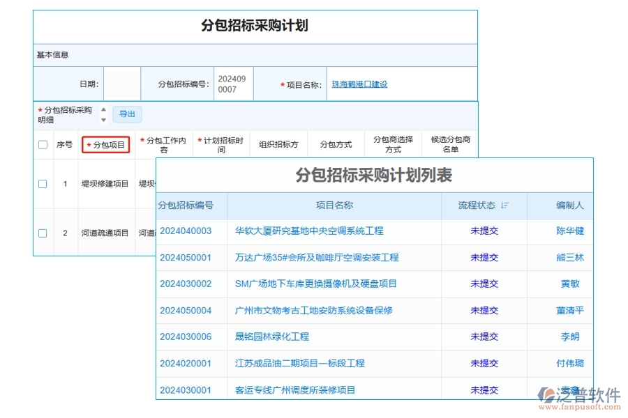 工程項(xiàng)目招標(biāo)管理系統(tǒng)智能引領(lǐng)未來：打造高效、精準(zhǔn)的分包項(xiàng)目計(jì)價(jià)管理招標(biāo)采購計(jì)劃
