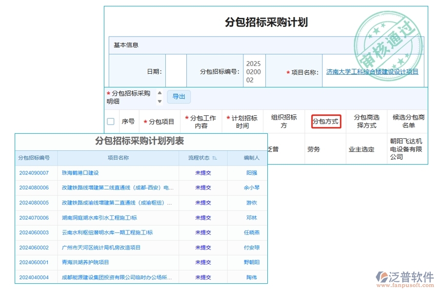 智能化引領(lǐng)未來(lái)：解讀工程招標(biāo)項(xiàng)目信息管理系統(tǒng)中分包招標(biāo)采購(gòu)計(jì)劃的編制依據(jù)