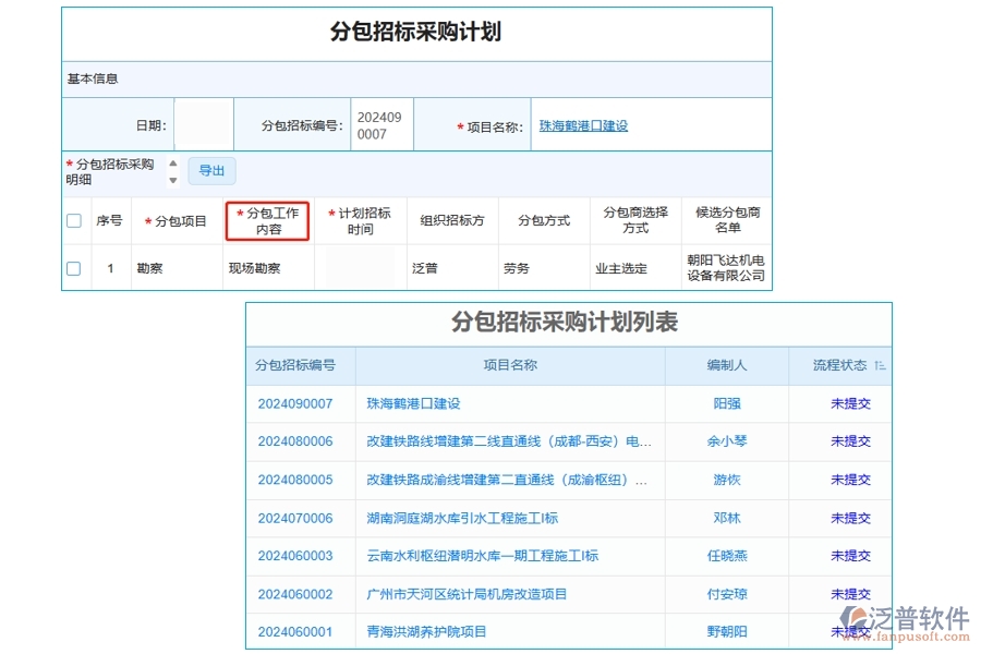 打造卓越工程，揭秘分包招標(biāo)新篇章：工程項目招標(biāo)軟件中的分包工作內(nèi)容編制全攻略