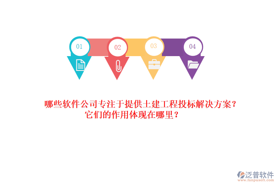 哪些軟件公司專注于提供土建工程投標(biāo)解決方案？它們的作用體現(xiàn)在哪里？