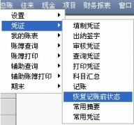 用友會計電算化軟件操作及財務報表模塊